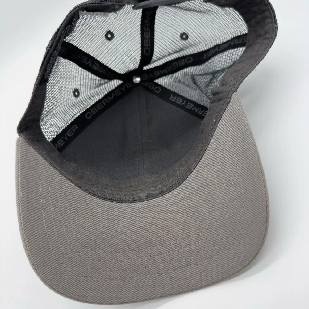 Obermeyer‎ Gray Meshback Baseball Cap Hat Snapback OSFA